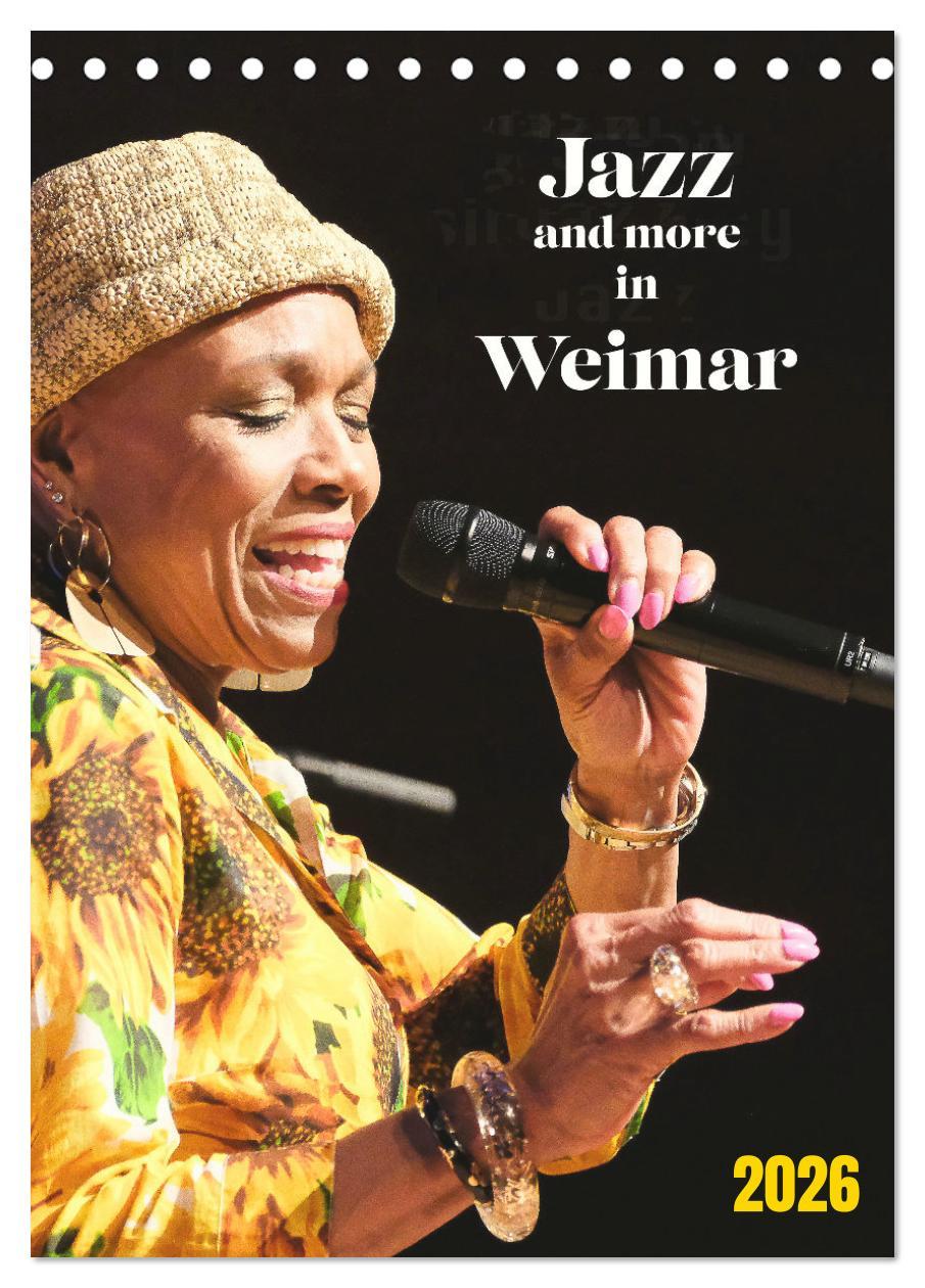 Vorderes Coverbild Jazz and more in Weimar (Tischkalender 2026 DIN A5 hoch), CALVENDO Monatskalender
