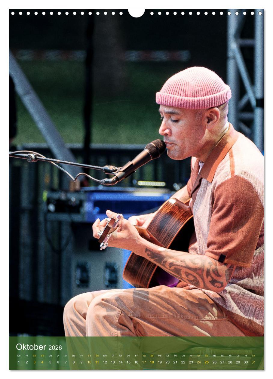 Beispielinhalt (Bild) Jazz and more in Weimar (Wandkalender 2026 DIN A3 hoch), CALVENDO Monatskalender