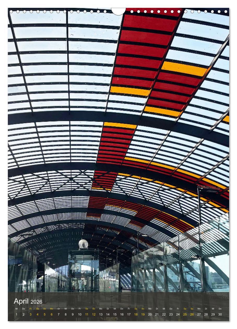 Beispielinhalt (Bild) Schönes Amsterdam (Wandkalender 2026 DIN A3 hoch), CALVENDO Monatskalender