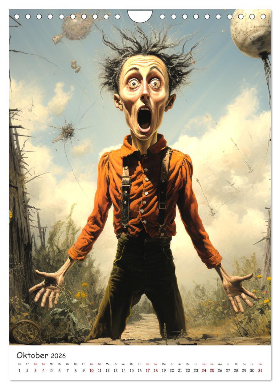 Beispielinhalt (Bild) Deutsche Märchen (Wandkalender 2026 DIN A4 hoch), CALVENDO Monatskalender