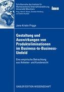 Vorderes Coverbild Gestaltung und Auswirkungen von Produkteliminationen im Business-to-Business-Umfeld