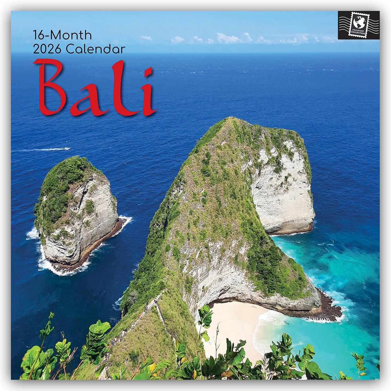 Vorderes Coverbild Bali 2026 - 16-Monatskalender