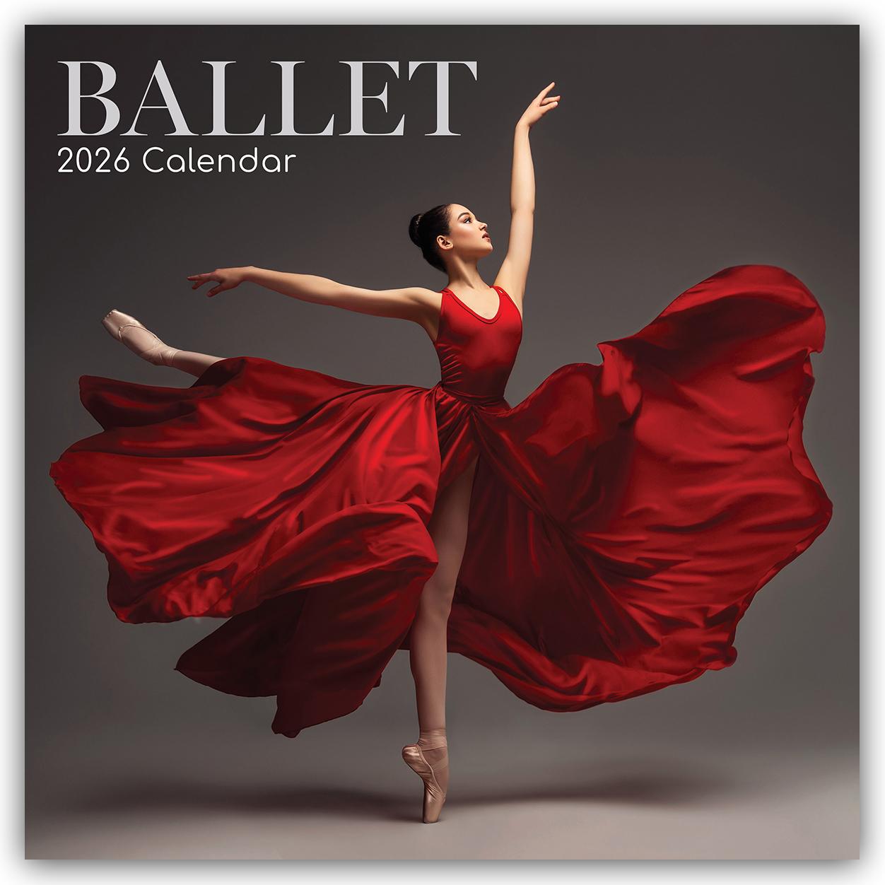 Vorderes Coverbild Ballet - Ballett 2026 - 16-Monatskalender