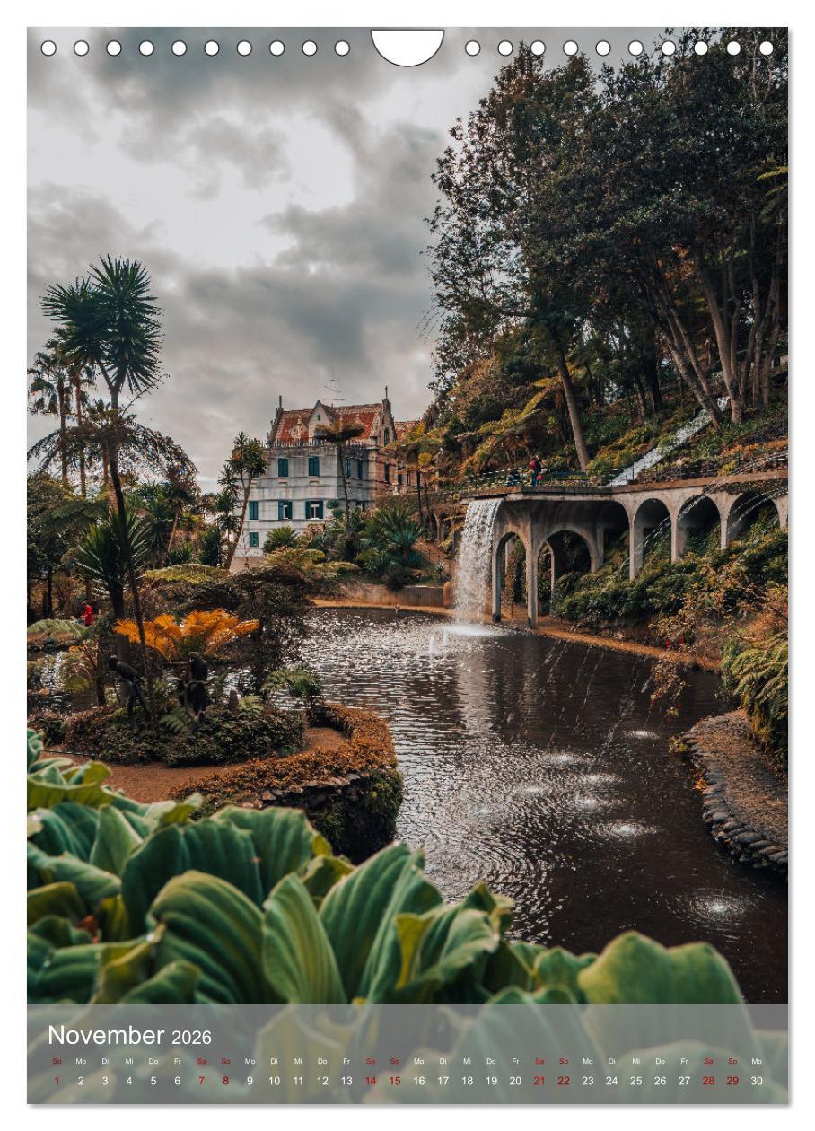 Beispielinhalt (Bild) Madeira - Zauber einer Insel (Wandkalender 2026 DIN A4 hoch), CALVENDO Monatskalender