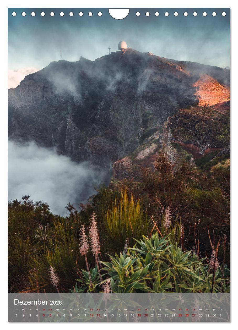 Beispielinhalt (Bild) Madeira - Zauber einer Insel (Wandkalender 2026 DIN A4 hoch), CALVENDO Monatskalender