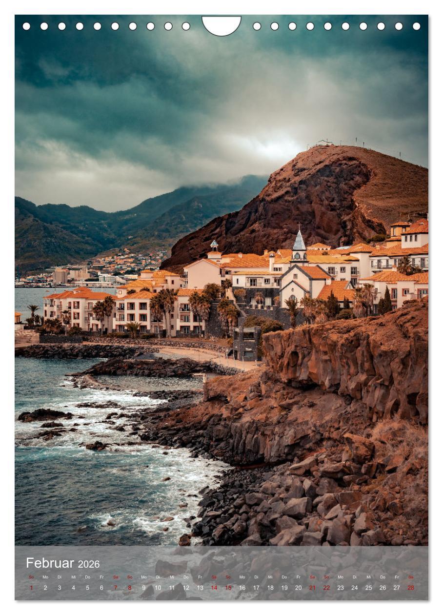 Beispielinhalt (Bild) Madeira - Zauber einer Insel (Wandkalender 2026 DIN A4 hoch), CALVENDO Monatskalender