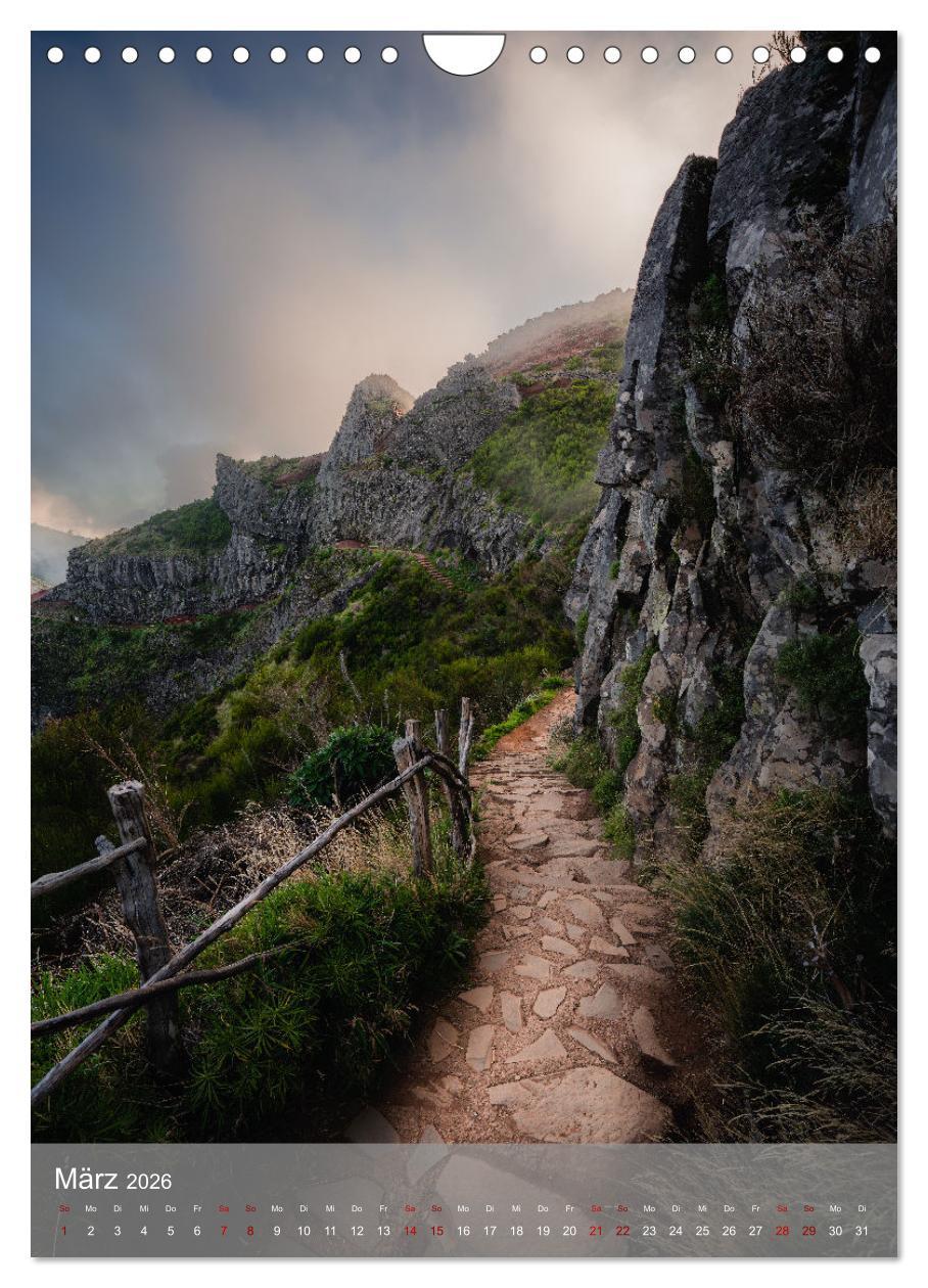 Beispielinhalt (Bild) Madeira - Zauber einer Insel (Wandkalender 2026 DIN A4 hoch), CALVENDO Monatskalender
