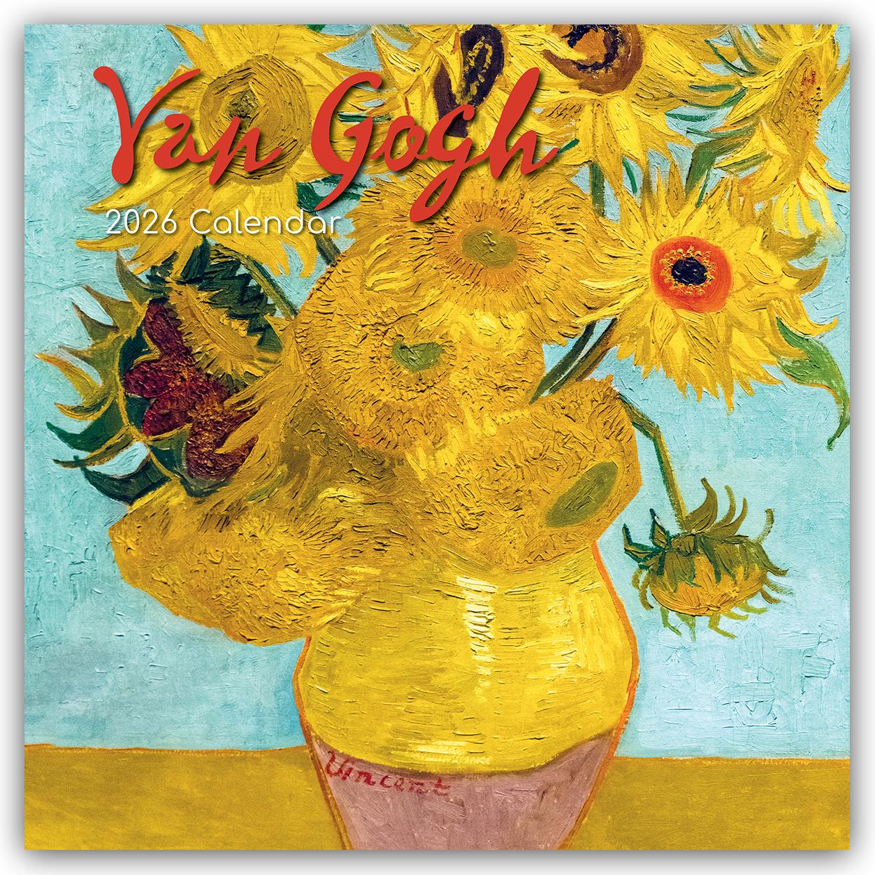 Vorderes Coverbild Vincent van Gogh 2026 - 16-Monatskalender