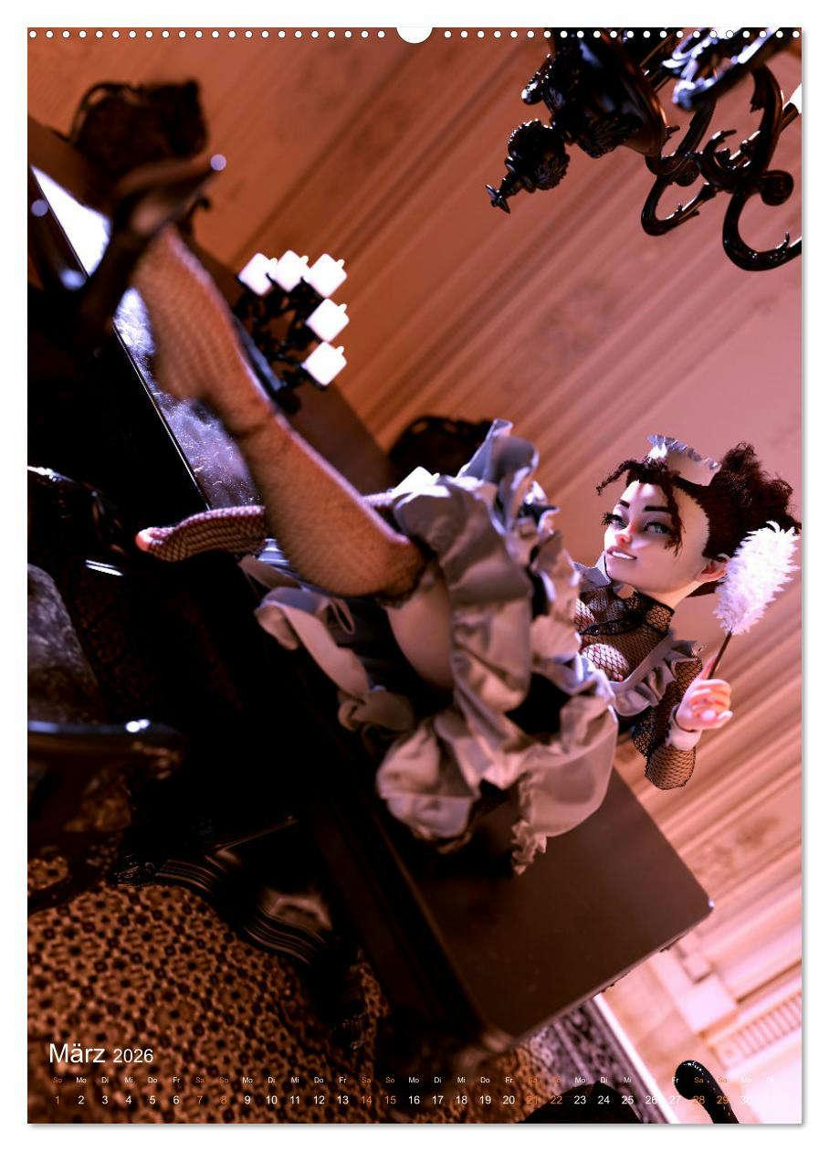 Beispielinhalt (Bild) Pin Up Kalender Carsten Mell (hochwertiger Premium Wandkalender 2026 DIN A2 hoch), Kunstdruck in Hochglanz