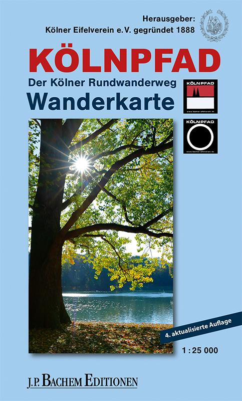 Vorderes Coverbild KÖLNPFAD. Wanderkarte