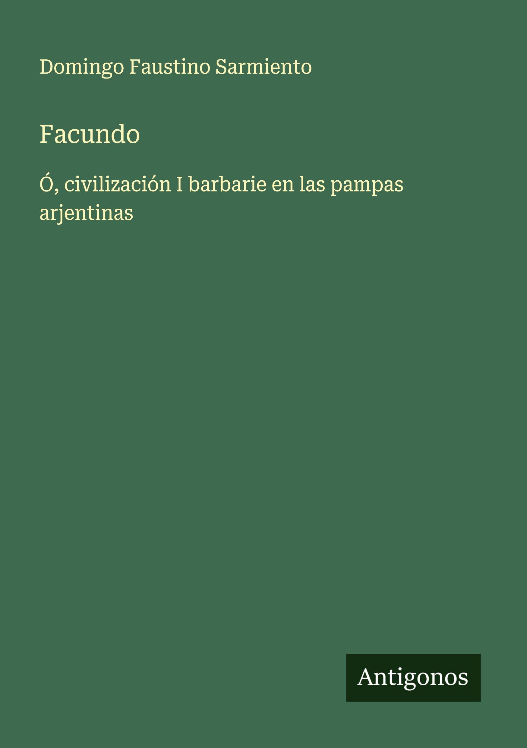 Vorderes Coverbild Facundo