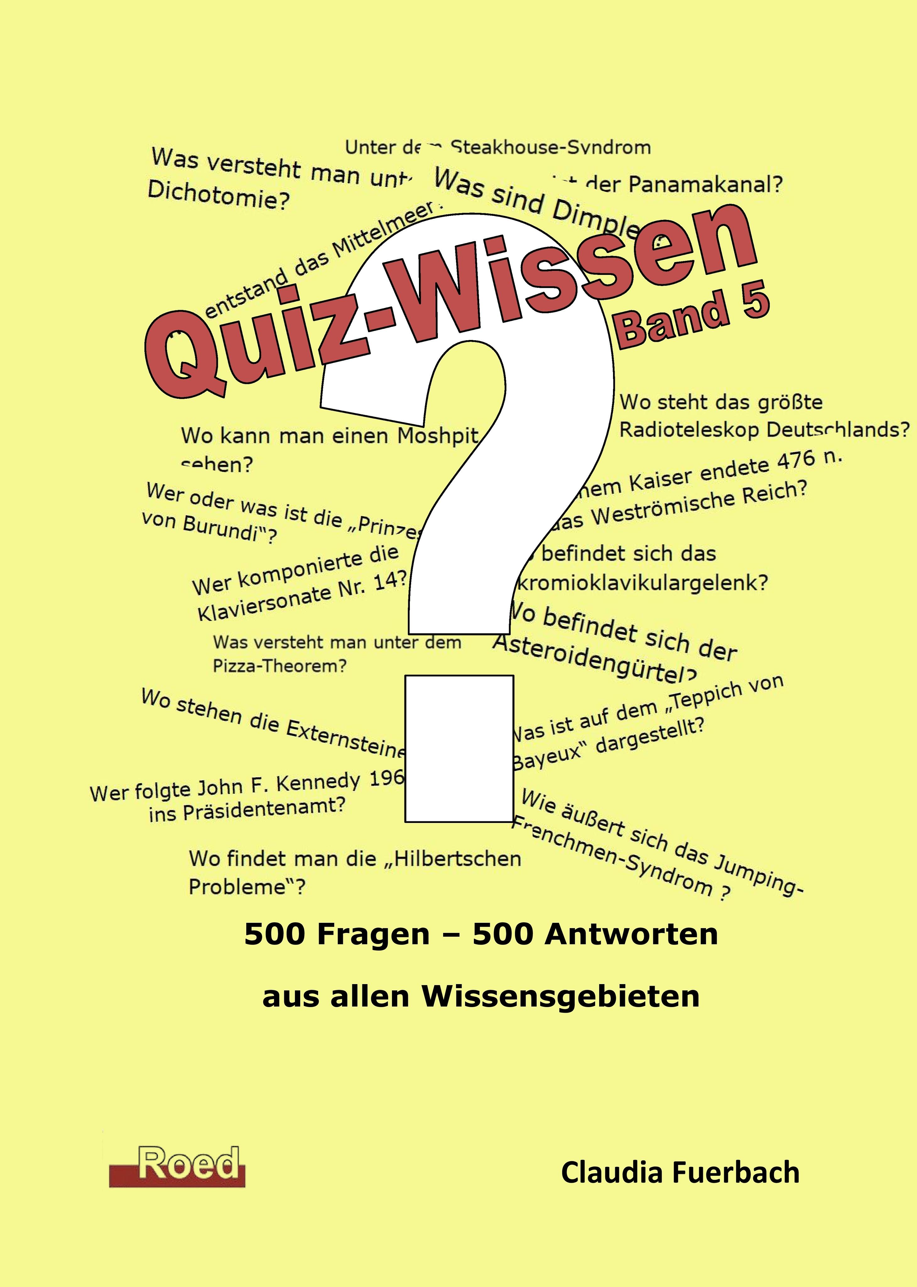 Vorderes Coverbild Quiz-Wissen - Band 5