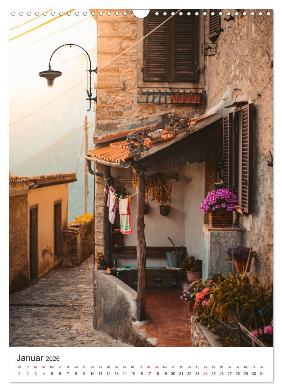 Beispielinhalt (Bild) Toskana - Sonne, Wein und Kultur (Wandkalender 2026 DIN A3 hoch), CALVENDO Monatskalender