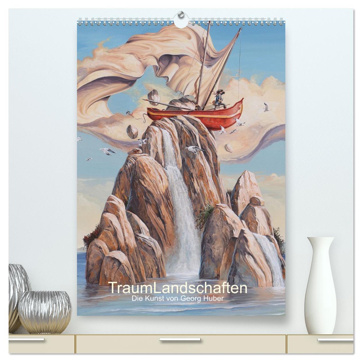 Vorderes Coverbild TraumLandschaften (hochwertiger Premium Wandkalender 2026 DIN A2 hoch), Kunstdruck in Hochglanz