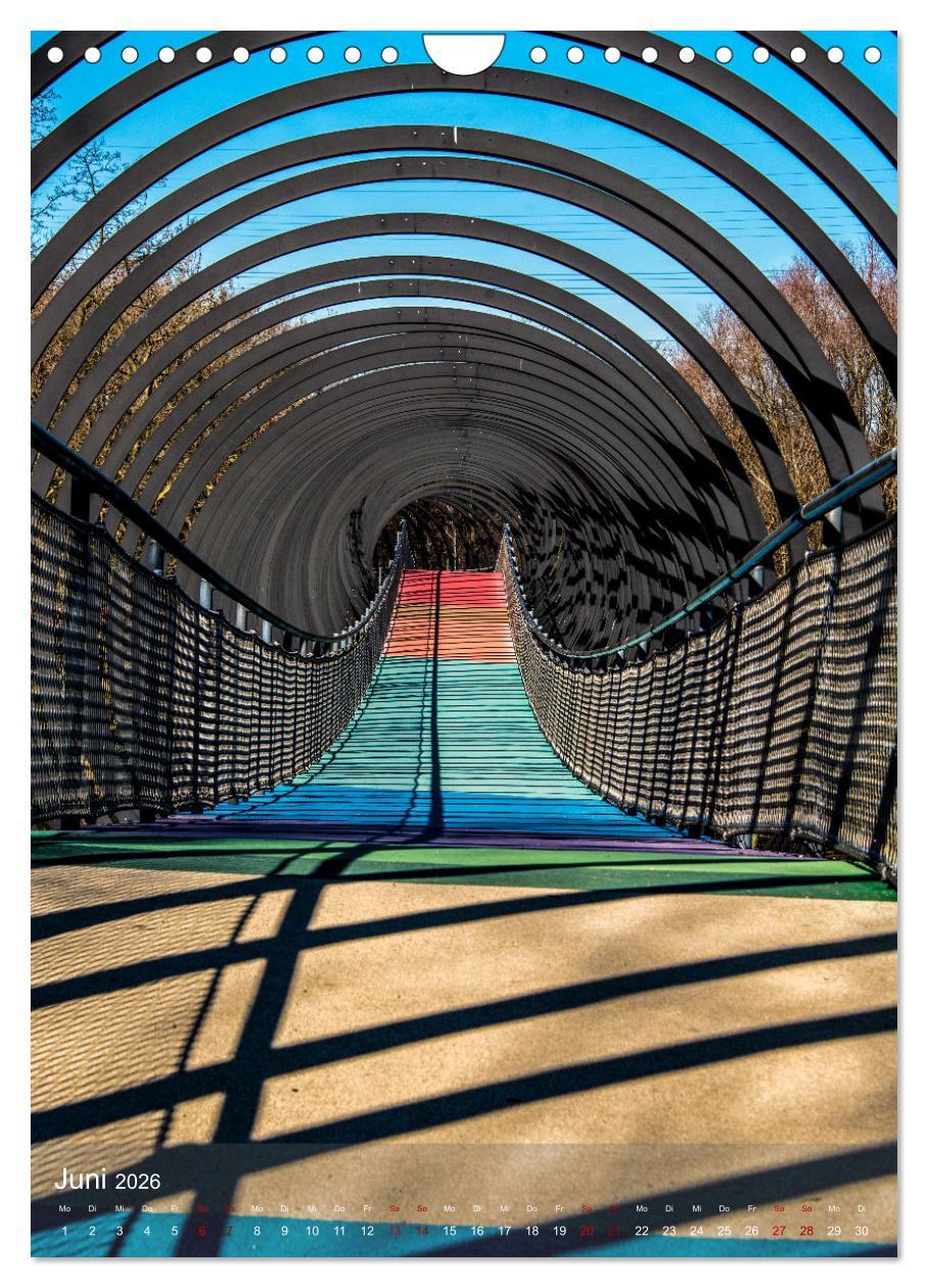 Beispielinhalt (Bild) Einmaliges Ruhrgebiet (Wandkalender 2026 DIN A4 hoch), CALVENDO Monatskalender