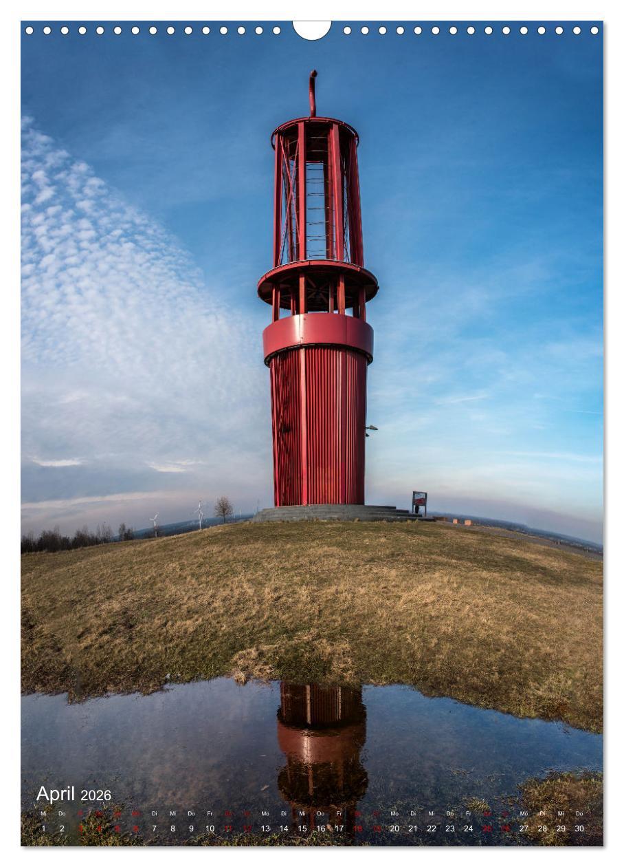 Beispielinhalt (Bild) Einmaliges Ruhrgebiet (Wandkalender 2026 DIN A3 hoch), CALVENDO Monatskalender