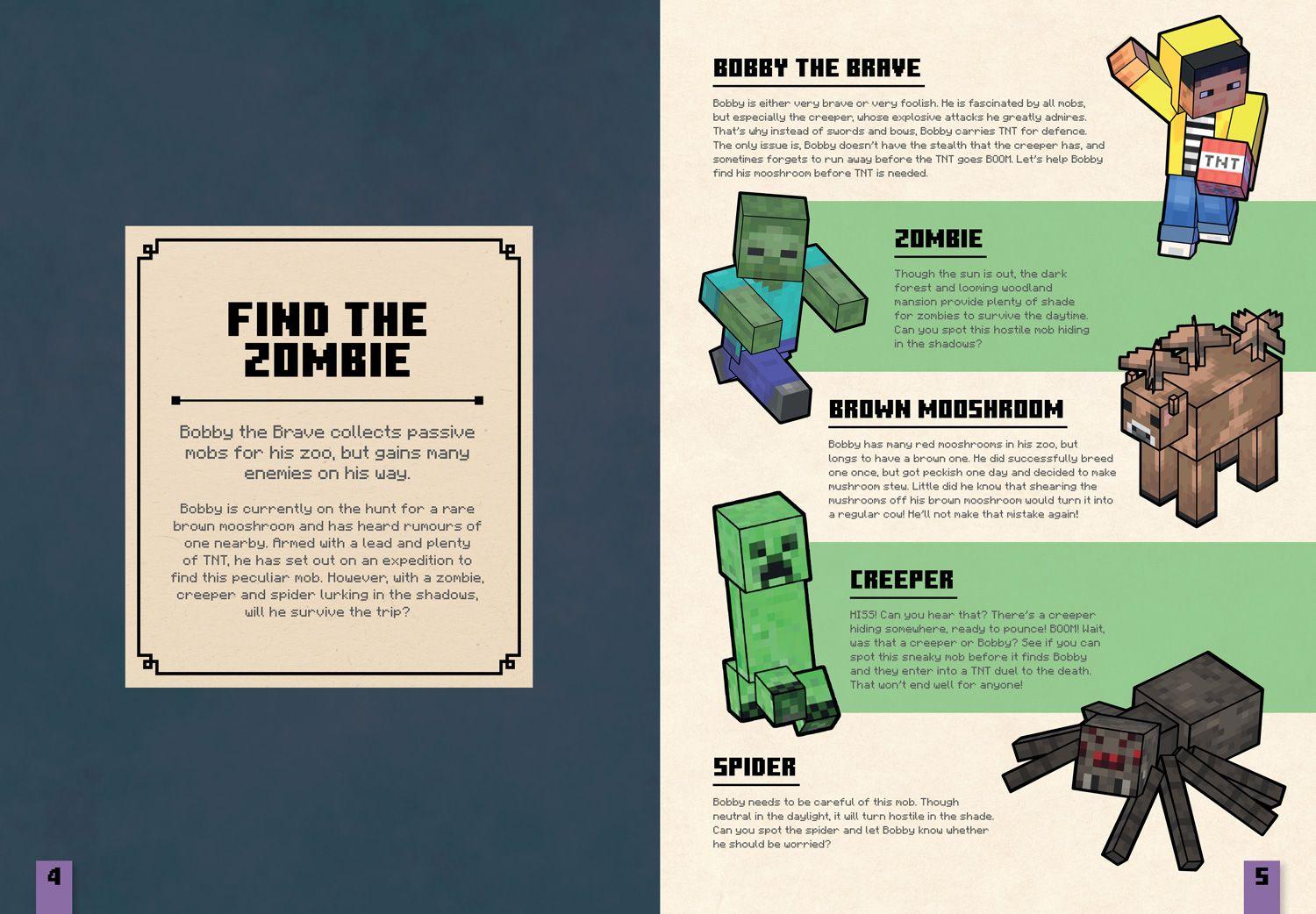 Beispielinhalt (Bild) Minecraft Where's the Zombie?