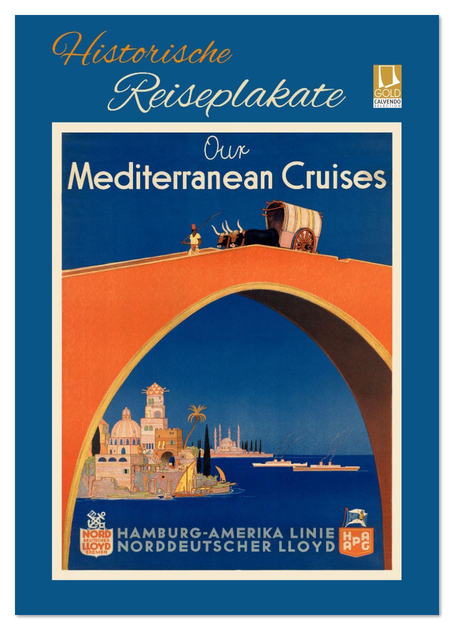 Vorderes Coverbild Historische Reiseplakate (Wandkalender 2026 DIN A2 hoch), CALVENDO Monatskalender