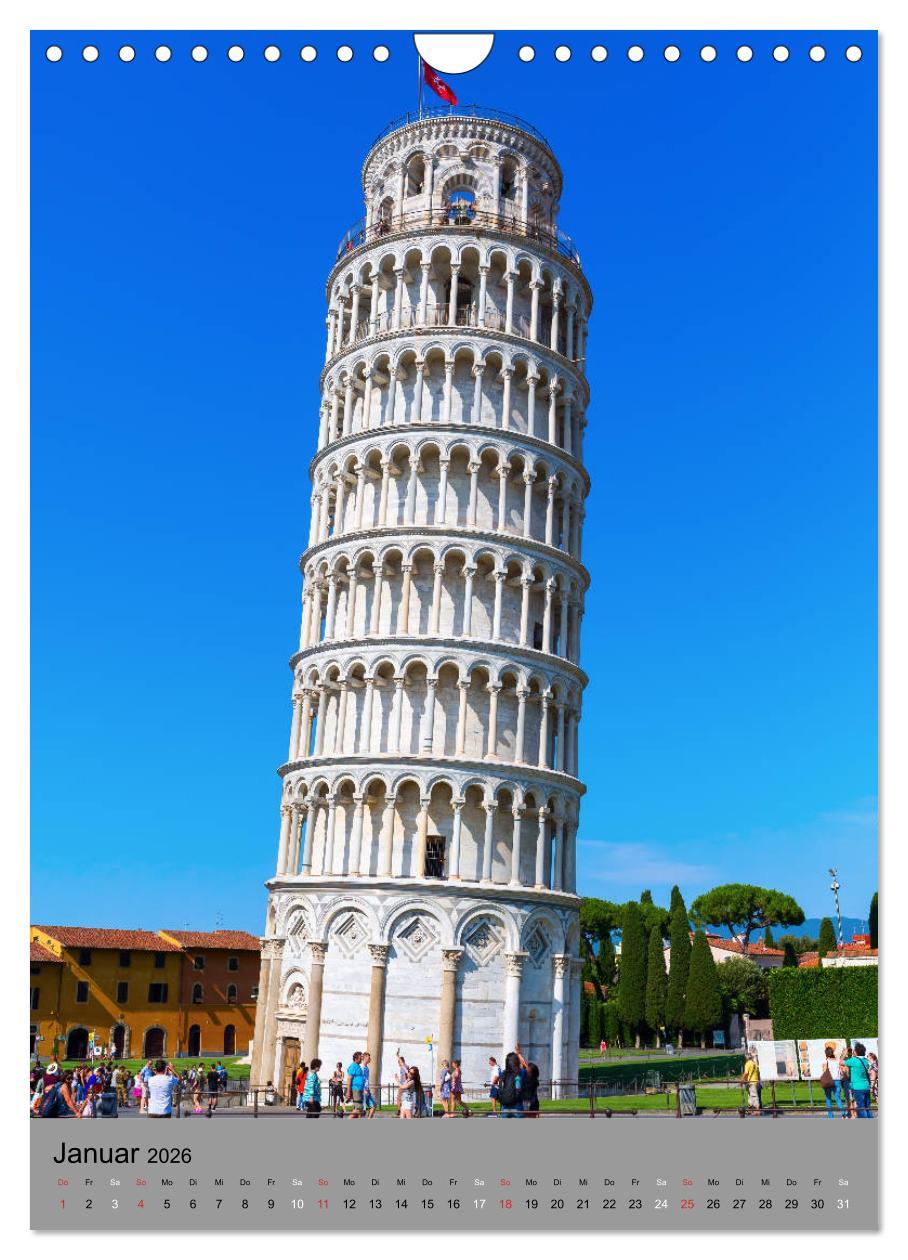 Beispielinhalt (Bild) Architekturstile von der Antike bis zur Gegenwart (Wandkalender 2026 DIN A4 hoch), CALVENDO Monatskalender