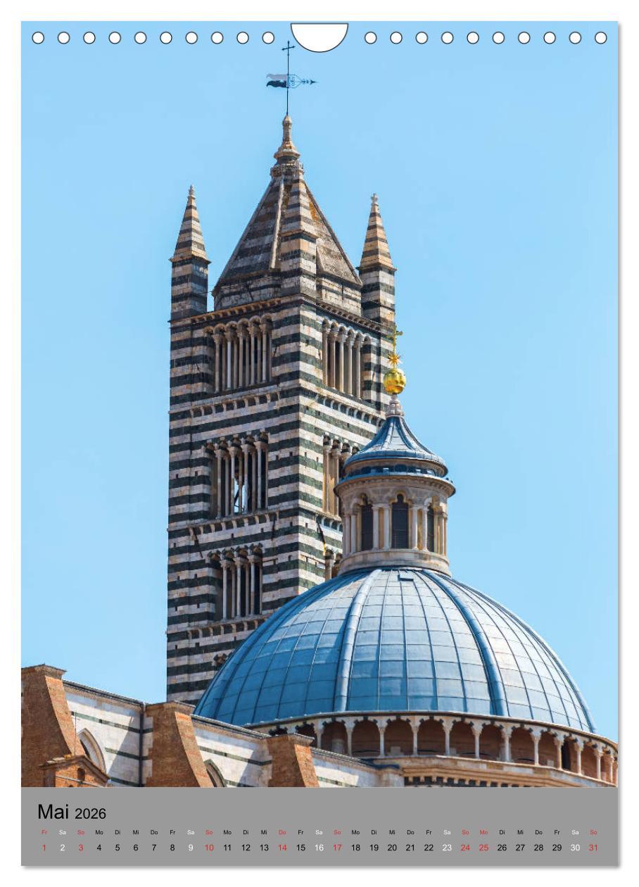 Beispielinhalt (Bild) Architekturstile von der Antike bis zur Gegenwart (Wandkalender 2026 DIN A4 hoch), CALVENDO Monatskalender