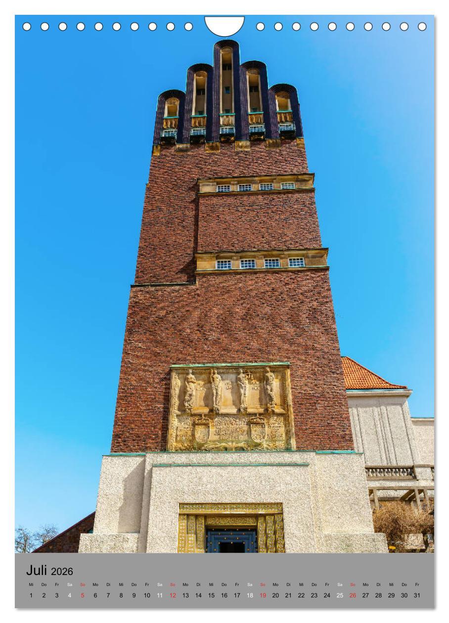 Beispielinhalt (Bild) Architekturstile von der Antike bis zur Gegenwart (Wandkalender 2026 DIN A4 hoch), CALVENDO Monatskalender