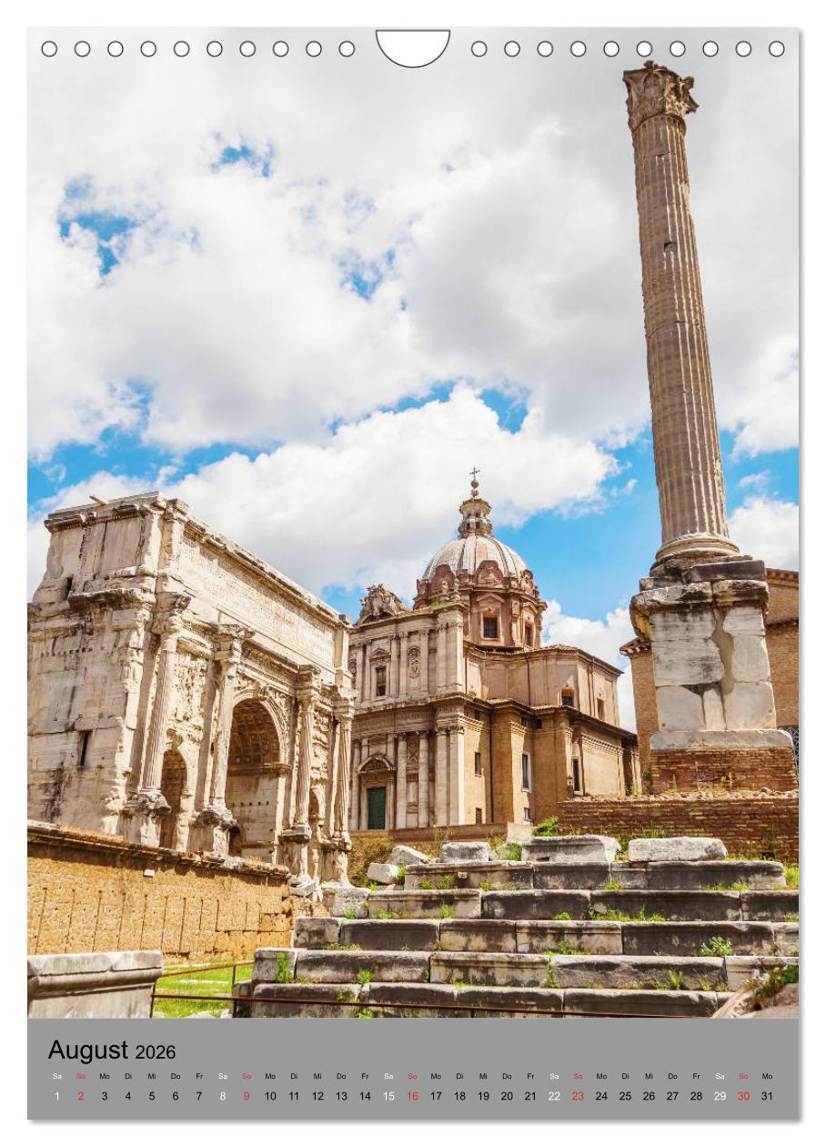 Beispielinhalt (Bild) Architekturstile von der Antike bis zur Gegenwart (Wandkalender 2026 DIN A4 hoch), CALVENDO Monatskalender