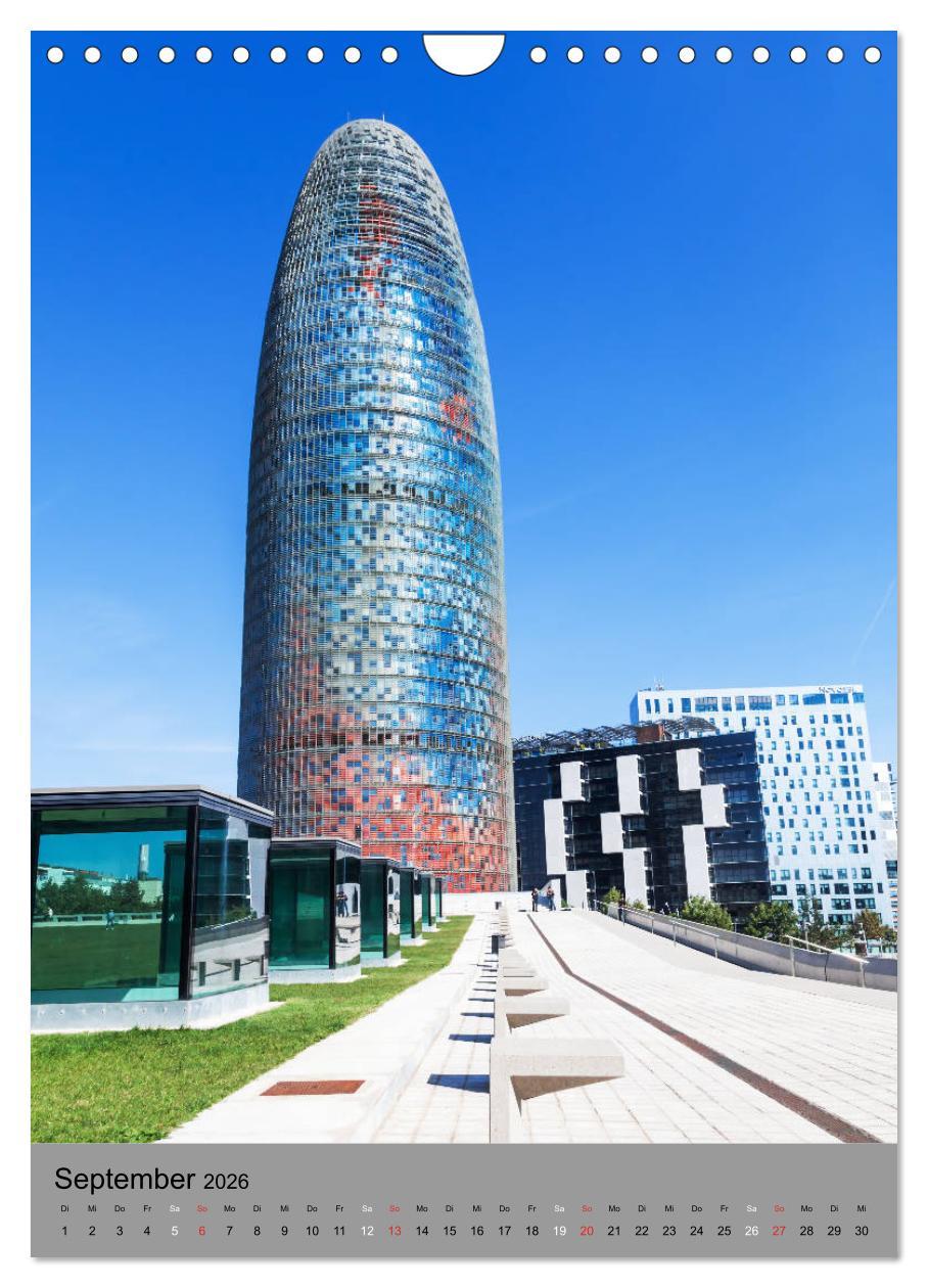 Beispielinhalt (Bild) Architekturstile von der Antike bis zur Gegenwart (Wandkalender 2026 DIN A4 hoch), CALVENDO Monatskalender