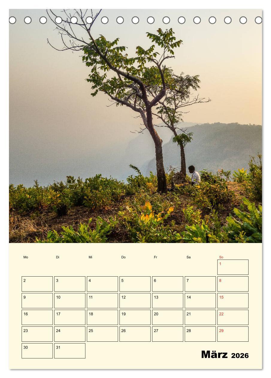 Beispielinhalt (Bild) Lebendiges Westafrika - Mauretanien, Senegal, Guinea, Bissau (Tischkalender 2026 DIN A5 hoch), CALVENDO Monatskalender