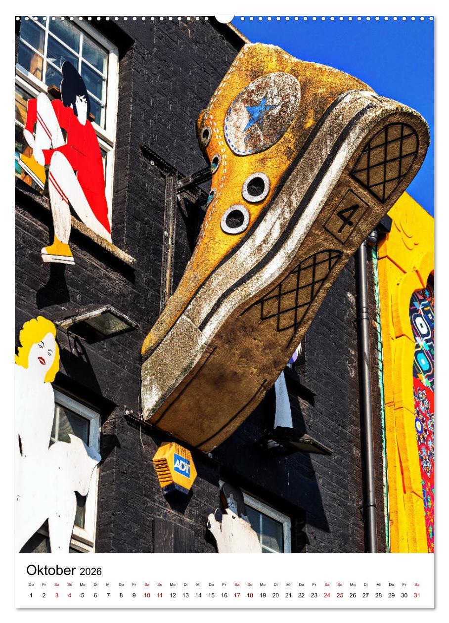 Beispielinhalt (Bild) London, mal anders (hochwertiger Premium Wandkalender 2026 DIN A2 hoch), Kunstdruck in Hochglanz