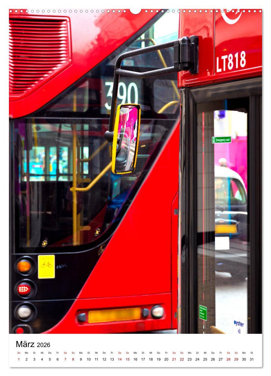Beispielinhalt (Bild) London, mal anders (hochwertiger Premium Wandkalender 2026 DIN A2 hoch), Kunstdruck in Hochglanz