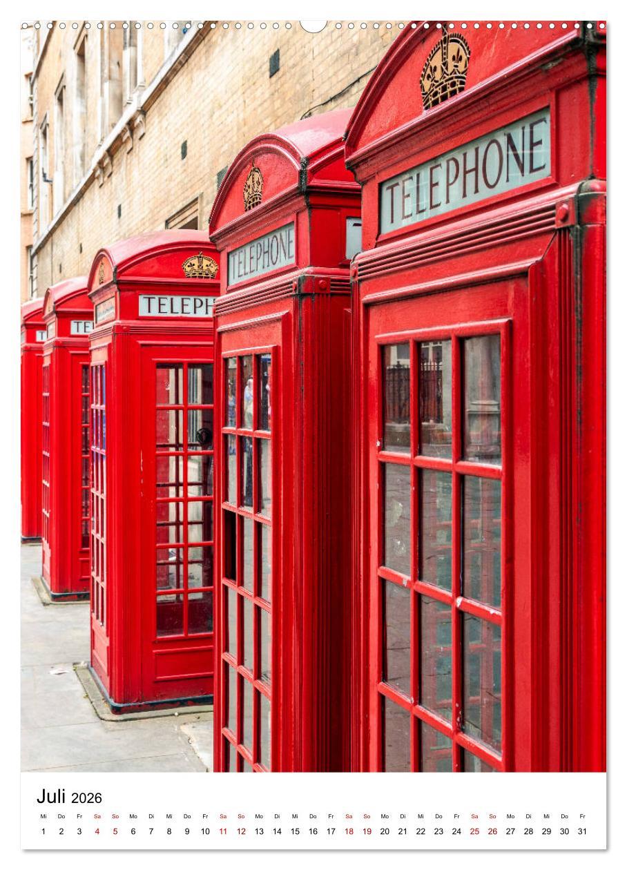 Beispielinhalt (Bild) London, mal anders (hochwertiger Premium Wandkalender 2026 DIN A2 hoch), Kunstdruck in Hochglanz