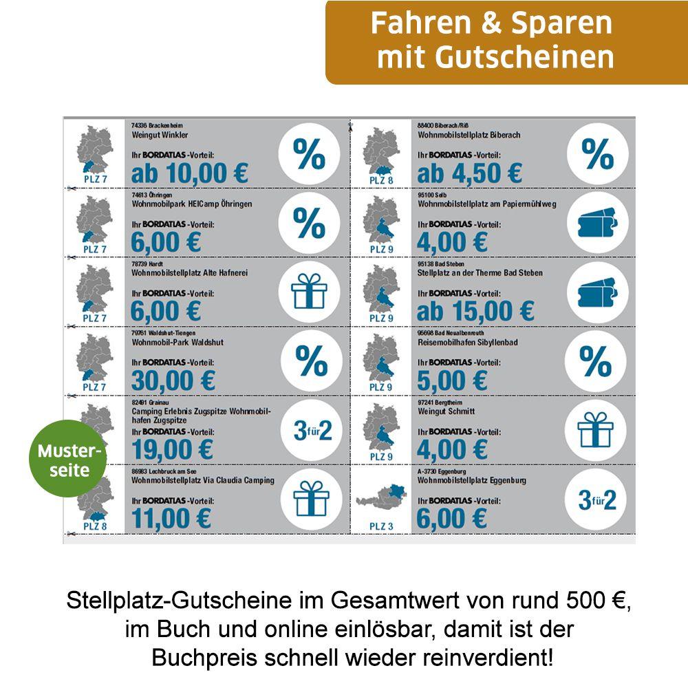Beispielinhalt (Bild) Bordatlas Stellplatzführer 2026