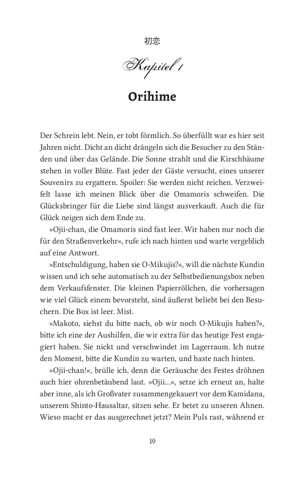 Beispielinhalt (Bild) Like Hearts Unite (The Legend of Tanabata 1)