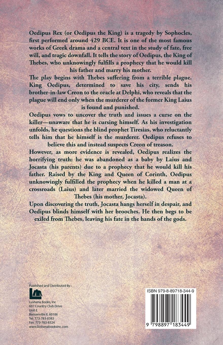 Rückseitencover Oedipus Rex