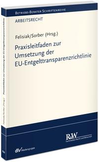 Vorderes Coverbild Praxisleitfaden zur Umsetzung der EU-Entgelttransparenzrichtlinie