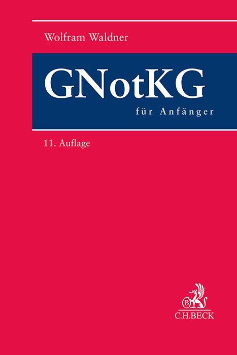 Vorderes Coverbild GNotKG für Anfänger