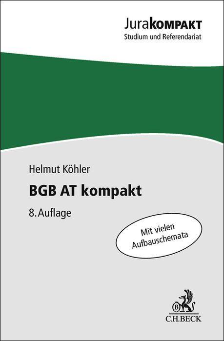 Vorderes Coverbild BGB AT kompakt