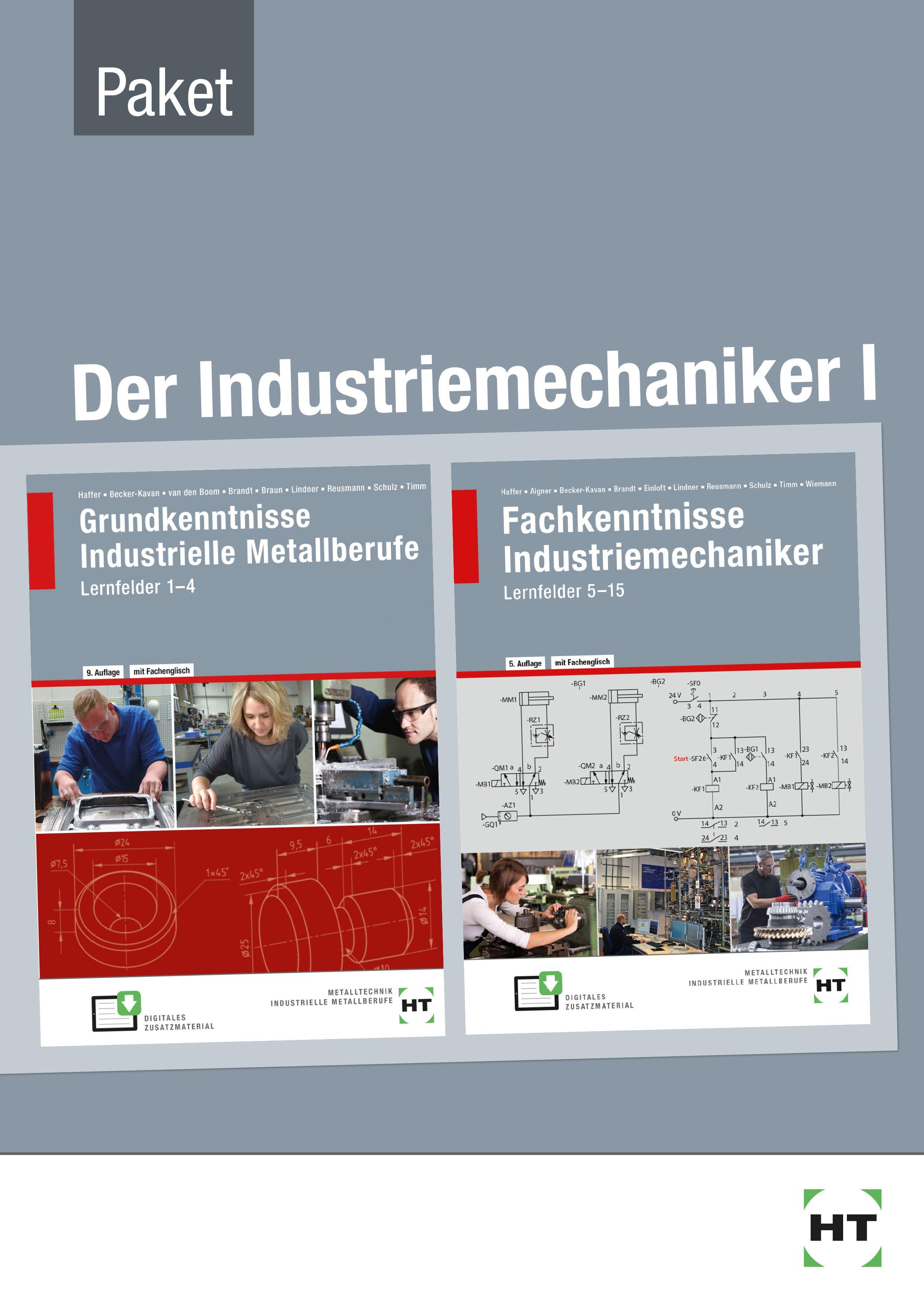 Vorderes Coverbild Paketangebot Der Industriemechaniker I
