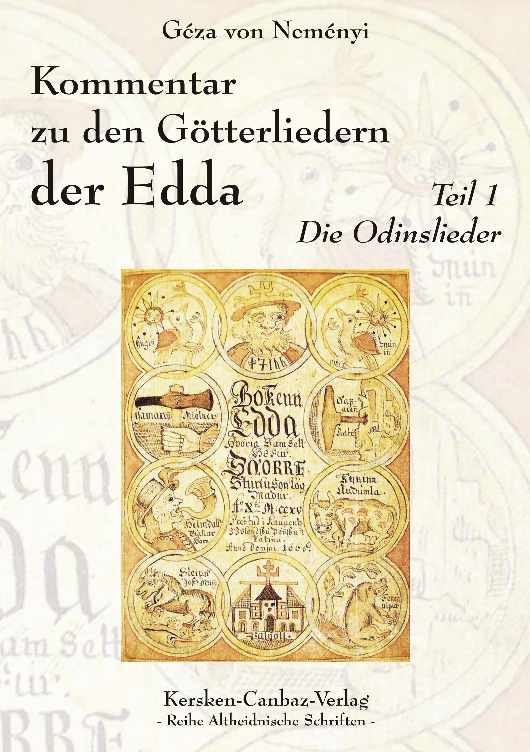 Vorderes Coverbild Kommentar zu den Götterliedern der Edda