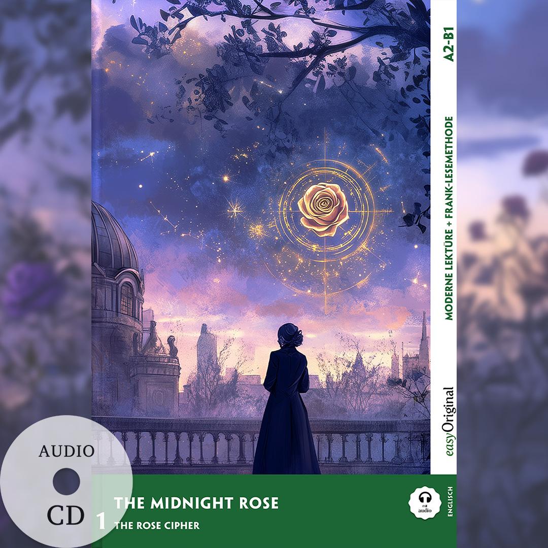 Vorderes Coverbild The Midnight Rose - Englische Krimi-Lektüre A2-B1 (+ Audio-CD)