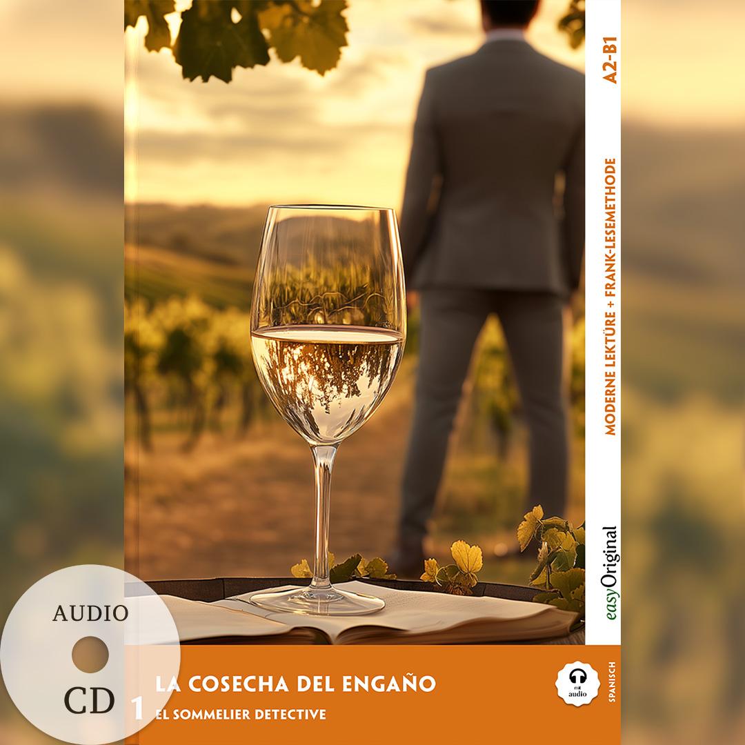 Vorderes Coverbild La Cosecha del Engaño - Spanische Krimi-Lektüre A2-B1 (+ Audio-CD)