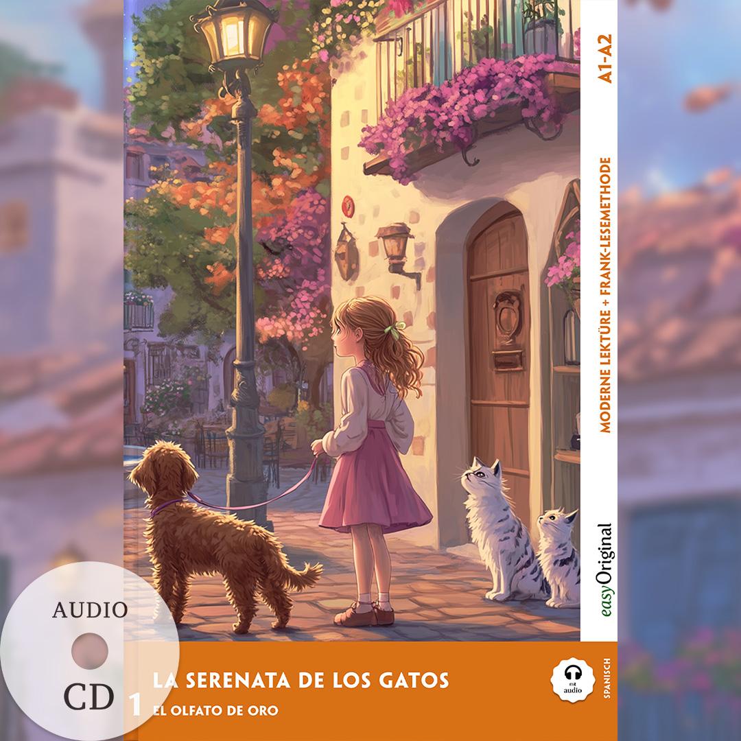Vorderes Coverbild La Serenata de los Gatos - Spanische Krimi-Lektüre A1-A2 (+ Audio-CD)
