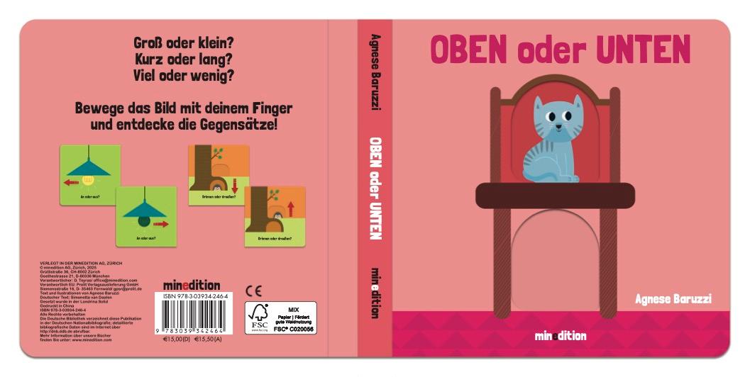 Rückseitencover Oben oder unten