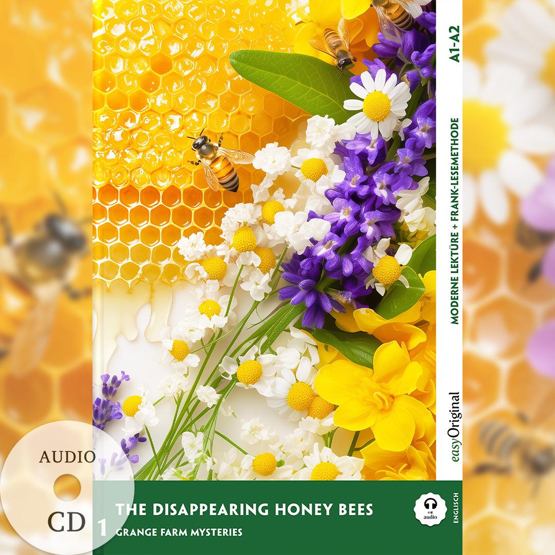 Vorderes Coverbild The Disappearing Honey Bees - Englische Krimi-Lektüre A1-A2 (+ Audio-CD)
