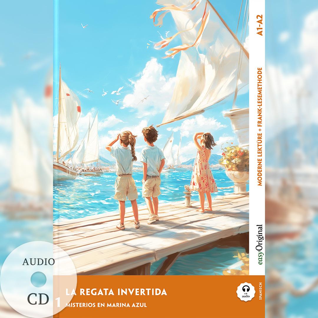 Vorderes Coverbild La Regata Invertida - Spanische Krimi-Lektüre A1-A2 (+ Audio-CD)