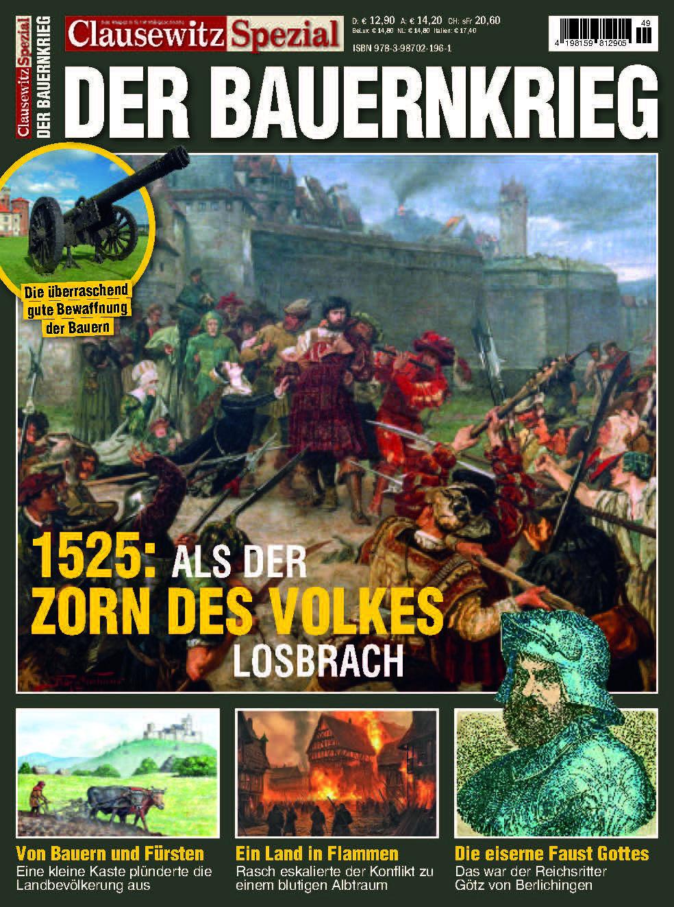Vorderes Coverbild Bauernkrieg 1525