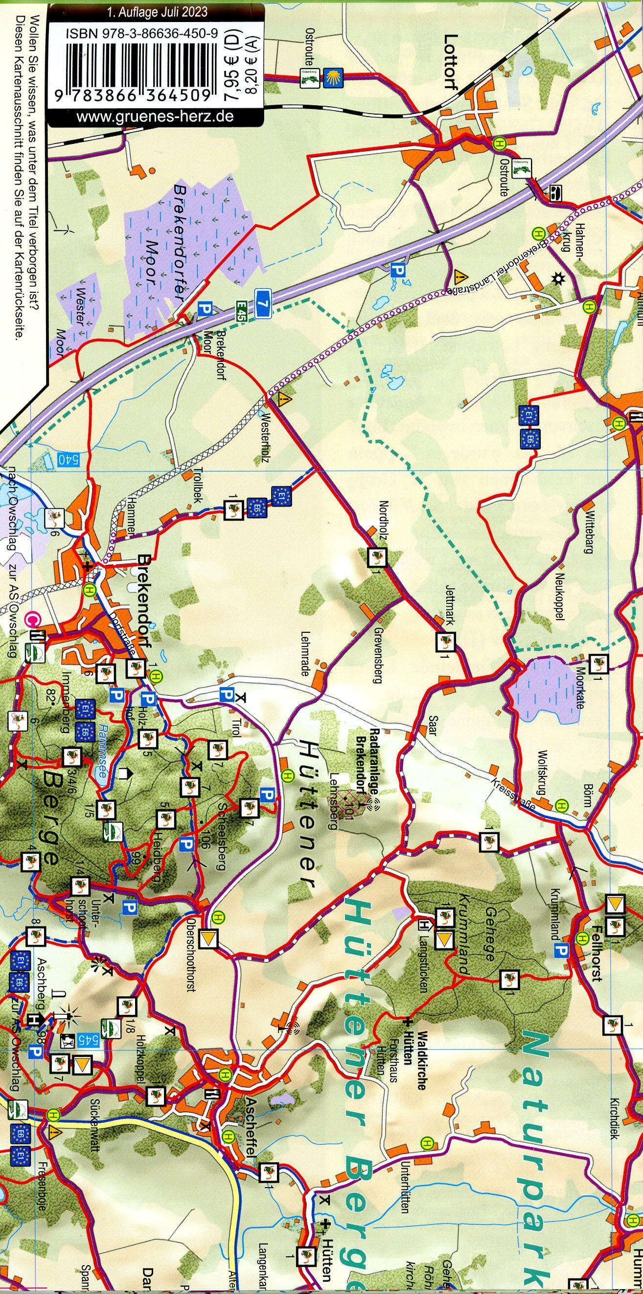 Beispielinhalt (Bild) Rad- und Wanderkarte Schlei - Schleswig, Kappeln, Eckernförde