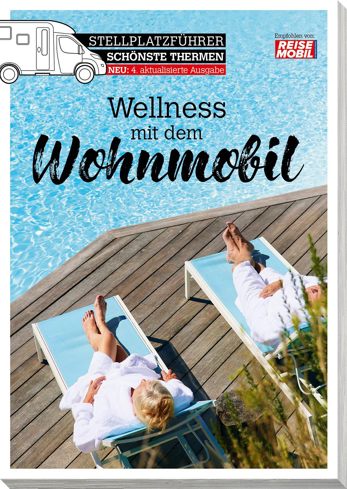 Vorderes Coverbild Stellplatzführer Schönste Thermen
