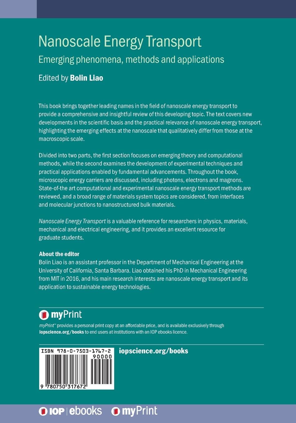 Rückseitencover Nanoscale Energy Transport