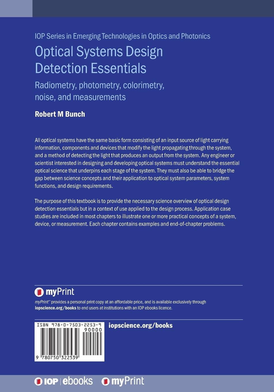 Rückseitencover Optical Systems Design Detection Essentials